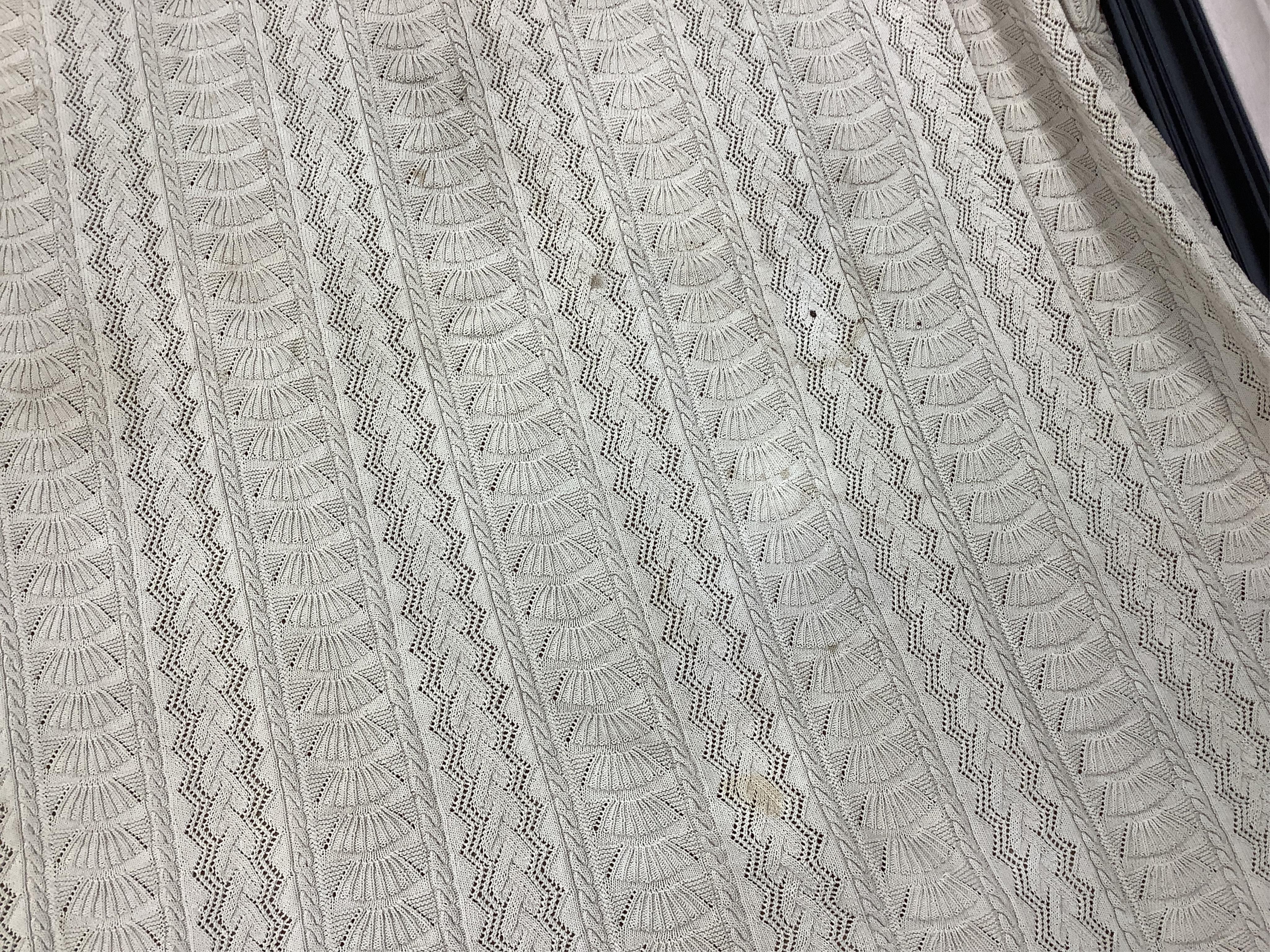 Three crochet bed covers